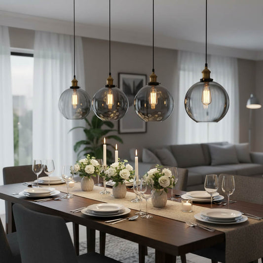 Suspension boule en verre – Style vintage et moderne