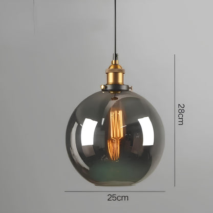 Suspension boule en verre – Style vintage et moderne
