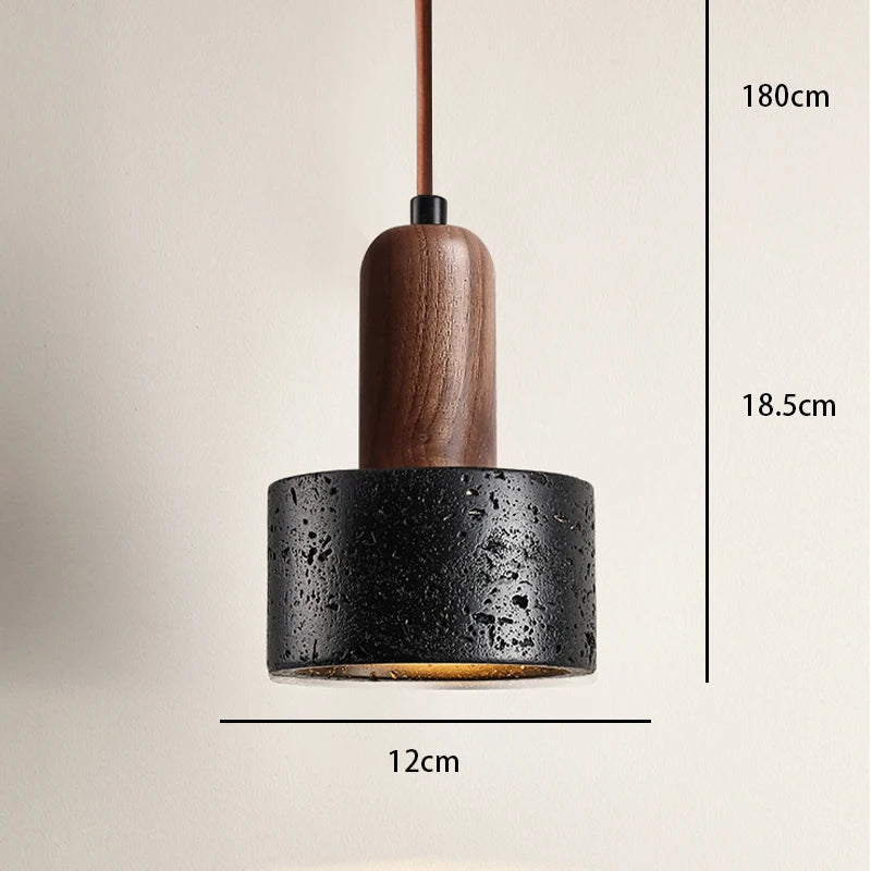 Suspension design pierre naturelle – Élégance minimaliste et moderne