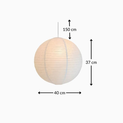 Suspension en papier de riz – style japonais wabi-sabi