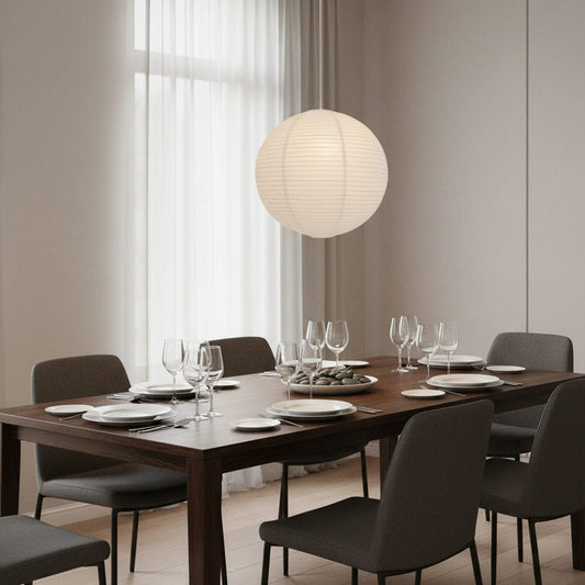 Suspension en papier de riz – style japonais wabi-sabi