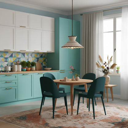 Suspension vintage en céramique – style rétro chic